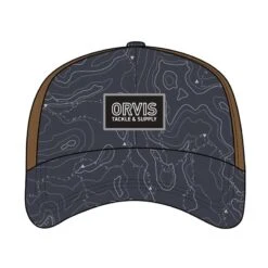 CASQUETTE HOMME ORVIS TOPO TRUCKER GREY - GRIS