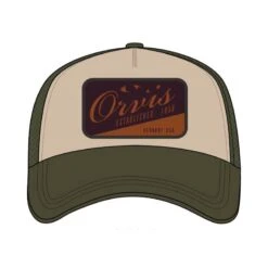 CASQUETTE HOMME ORVIS VERMONT UPLAND TRUCKER CREAM - KAKI
