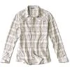 CHEMISE MANCHES LONGUES HOMME ORVIS PRO STRETCH SHIRT MIST PLAID - BEIGE -Pêche À Orvis chemise manches longues homme orvis pro stretch shirt mist plaid beige z 2683 268383