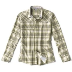 CHEMISE MANCHES LONGUES HOMME ORVIS PRO STRETCH SHIRT SAGEBRUSH - VERT