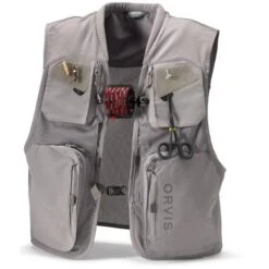 GILET DE PÊCHE ORVIS CLEARWATER MESH VEST - GRIS