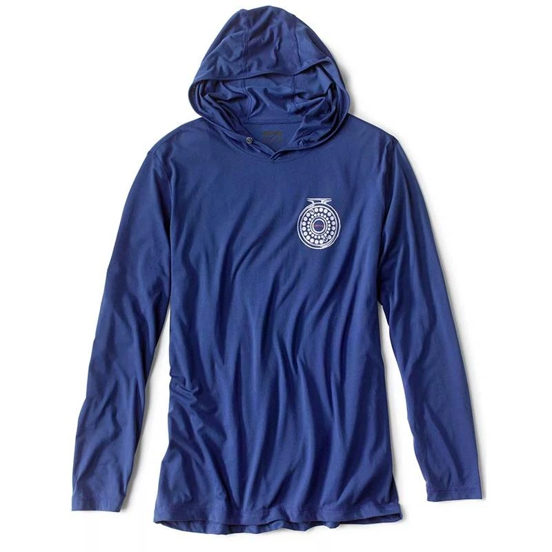 SWEAT HOMME ORVIS DRIRELEASE HOODIE - BLEU 3 SWEAT HOMME ORVIS DRIRELEASE HOODIE - BLEU